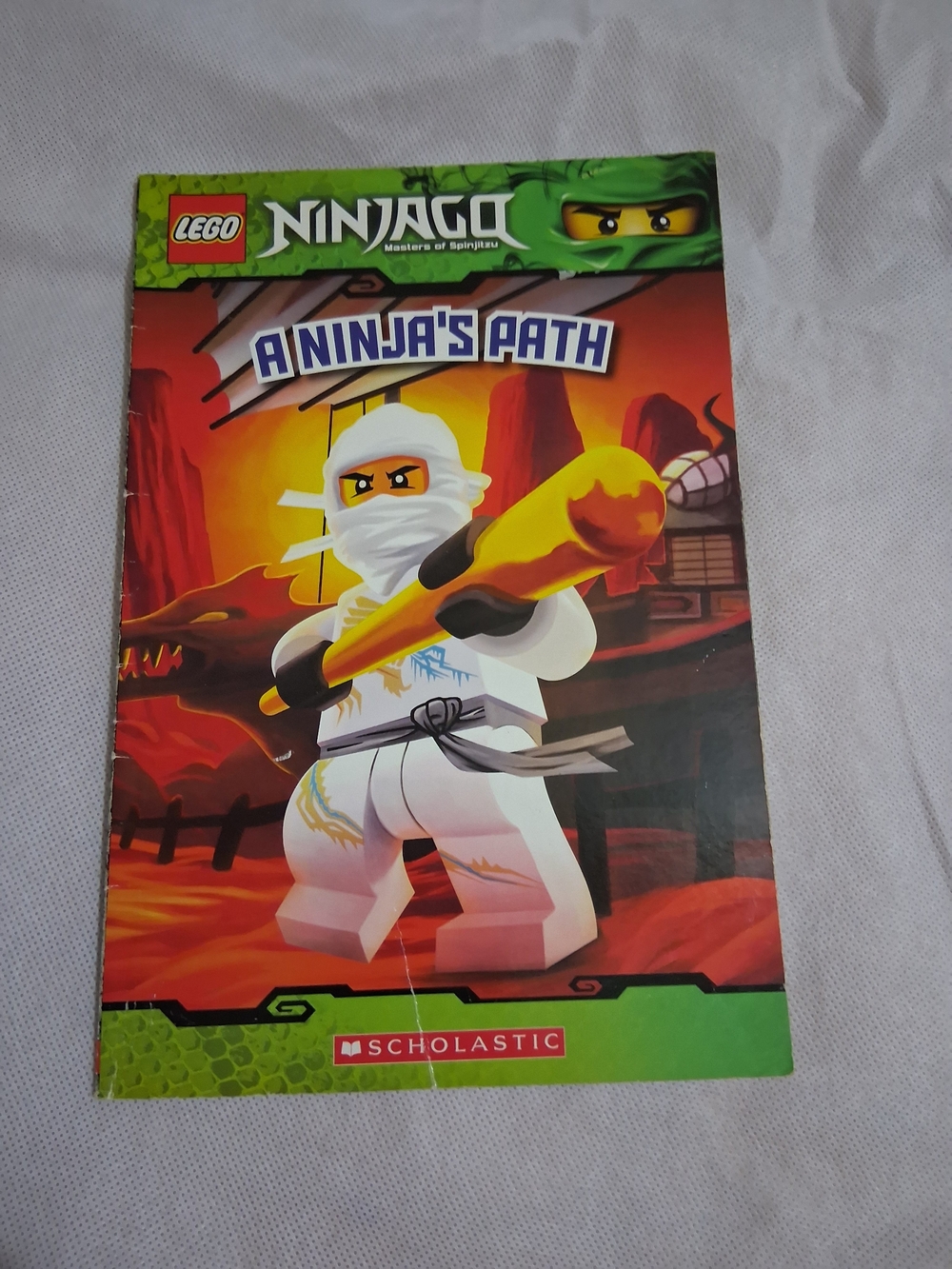 LEGO NINJAGO White Ninja Action Book - A Ninja's Path